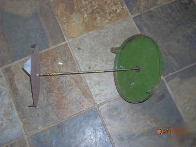 Vintage john deere tractor seed hopper/planter/seeder 