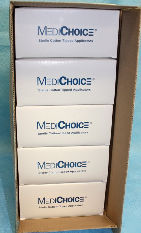 Medichoice~(2000) sterile cotton tipped applicators~6