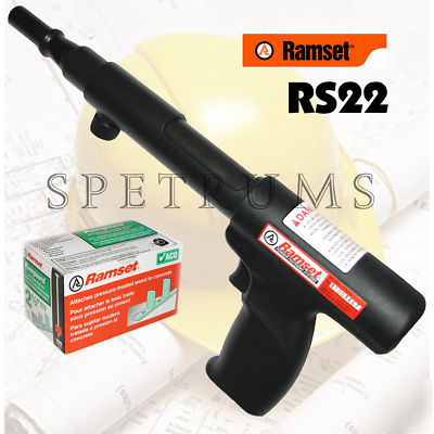 New ramset RS22 powder actuated fastening tool + bonus