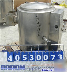 Used- groen steam jacketed gas kettle, 20 gallon, model
