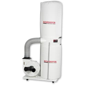 Axminster 1,500W awede dust / chip extractor - 240V