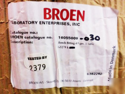 Broen service valve fitting - CO2 - 16055009 15055009