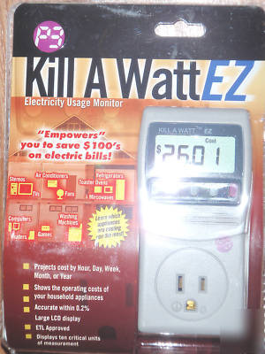P3 kill a watt ez electricity usage monitor 4460 
