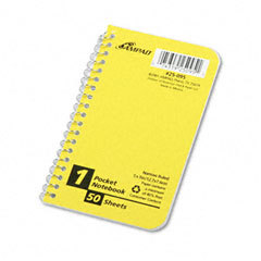 Recycled side-opening memo notebook, 5 X3 , 50 sheets, 