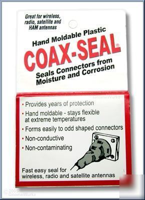 Coax-seal / sealant weatherproof for coaxial connectors