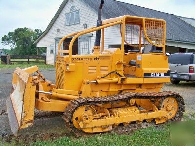 Komatsu d-31A-16 small bulldozer- 6 way 112