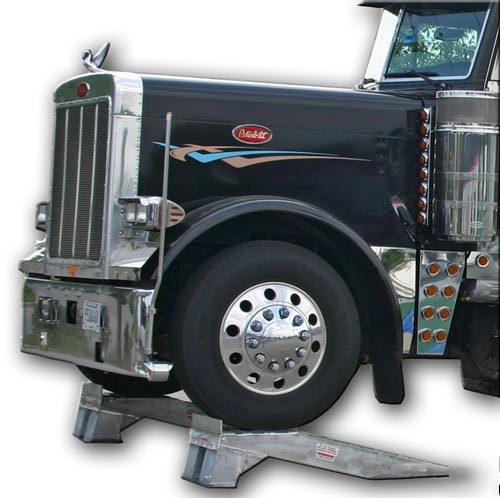 20,000 # aluminum truck wheel risers-rv service ramps