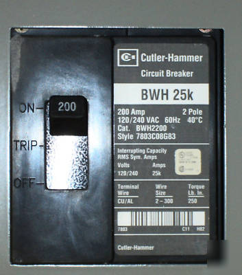 Cutler hammer HP816P400BSL: 400A house PANEL1 200A main