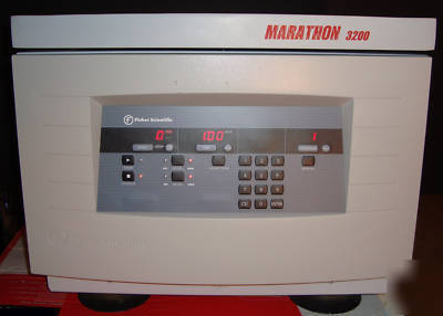 Fisher marathon 3200 centrifuge w/ rotor and manual