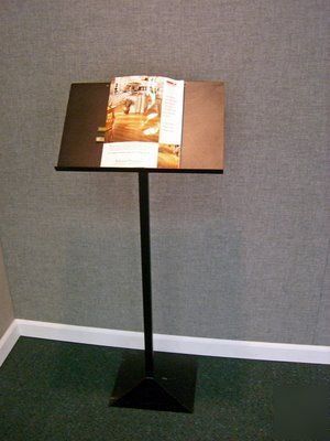 Literature rack music or brochure stand 36