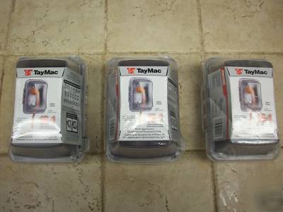 New lot(3) taymac outdoor gfi /outlet bubble cover 