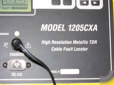 Riser bond 1205 cxa cable fault locator/tester
