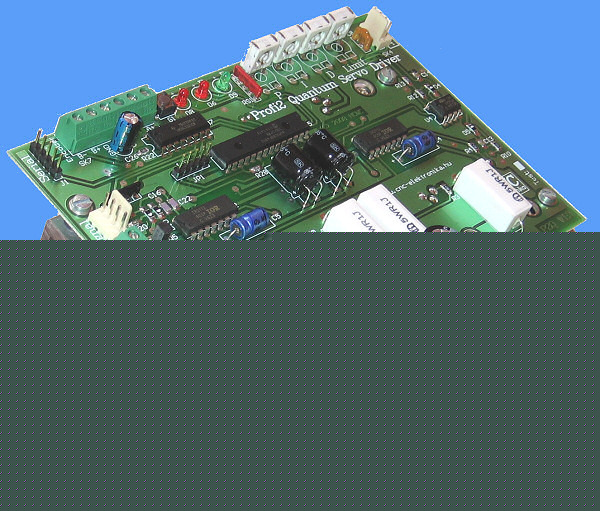 Servo controller for dc motors (qdsp, cnc)