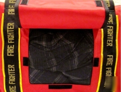 Ultimate fire rescue turnout gear bag with wheels