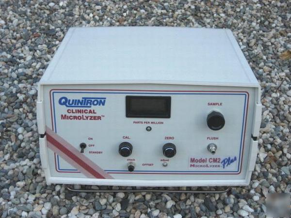 Quintron CM2 plus microlyzer gas chromatograph gc
