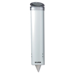 Solid white cup dispenser 4 - 10 oz - built to last