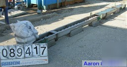 Used: advanced fabricators screw conveyor, 304 stainles
