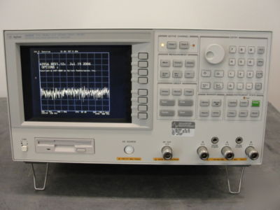 Agilent / hp 4395A spectrum netowork impedance analyzer