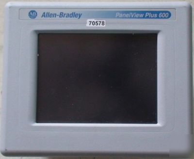 Allen bradley panelview plus 600 operator interface