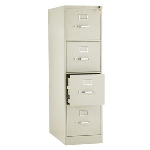 Hon 310 series 4-drawer letter file cabinet 26 1/2