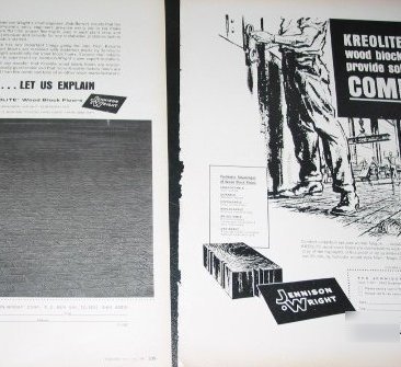 Jennison-wright kreolite wood block floors -7 1960S ads