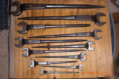 Mixed spud wrenches williams and armstrong