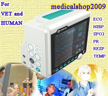 Nib patient monitor ecg, p,SPO2,temp,resp, free printer