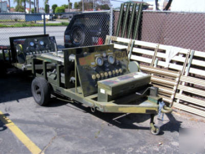 Welding cylinder trailer