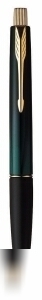 Parker frontier deluxe green black gt ball pen X12