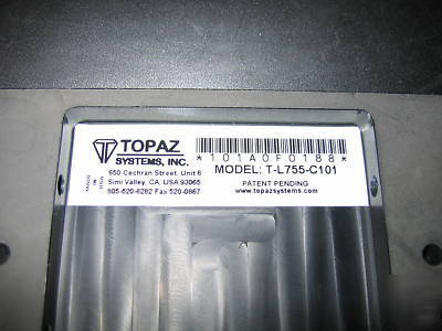 Topaz systems model: t-L755-C101 signature capture