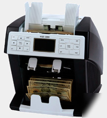 Msd-1000 currency counter, discriminator & sorter