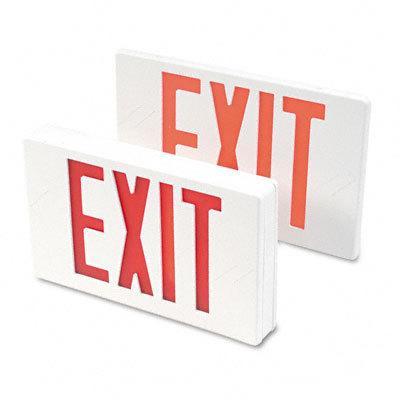 Tatco 07230 - led exit sign with battery back-up, polyc