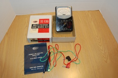 Vintage olson multi tester- semi wired kit- 20,000 ohms