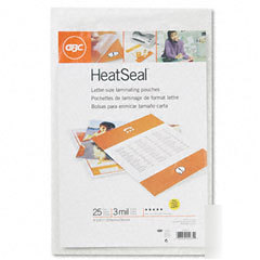 Crystal clear letter size laminating pouches, 8-3/4 X11