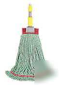 Large webfoot antimicrobial mop - green - RCPA113GRE