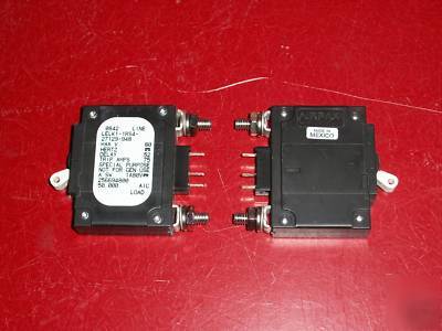 New 2 airpax circuit breakers. 60AMP. +24V or -48V