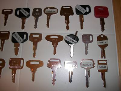 New bobcat john deere jlg genie key lot 24 +bonus 