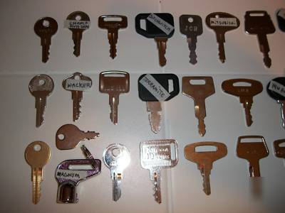 New bobcat john deere jlg genie key lot 24 +bonus 