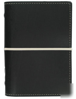 New filofax domino black mini organizer [ff-027887]