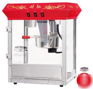 Red foundation popcorn popper machine 8 ounce