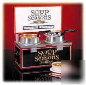 Soup warmer - double 7 qt. well - base only