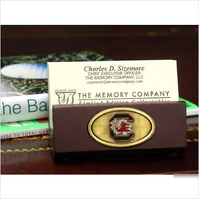 University of south carolina business card holder