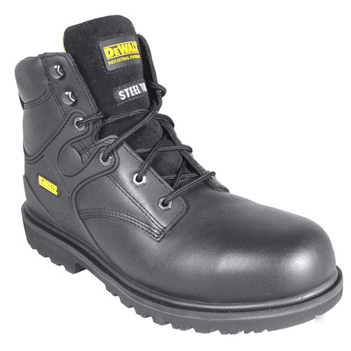 New wise dewalt foundation ii steel toe boot black 7-14