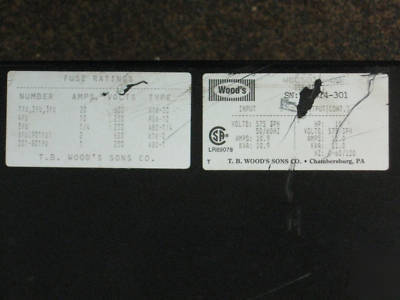 Wood e-trac ac inverter variable speed WCC5010-0B 10 hp