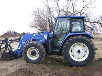 New 2006 holland TL100A fwa tractor 32LC loader grapple