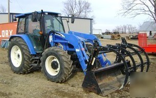 New 2006 holland TL100A fwa tractor 32LC loader grapple