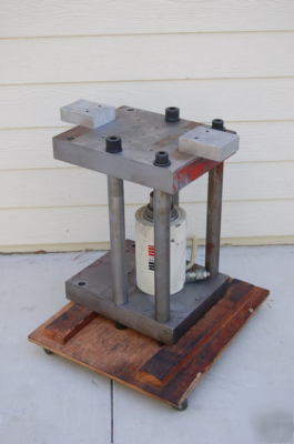 100-ton-hydraulic-ram-pac-jack-press-frame -duff-norton