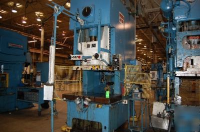 220 ton aida open back gap frame press, mdl. NC1-200