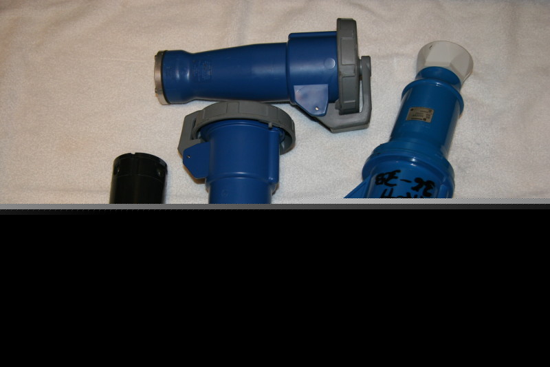 2 hubbell pin&sleeve connector 360C6W 60-amp welder 60A
