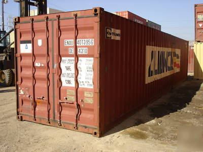 40' dv steel storage cargo container
